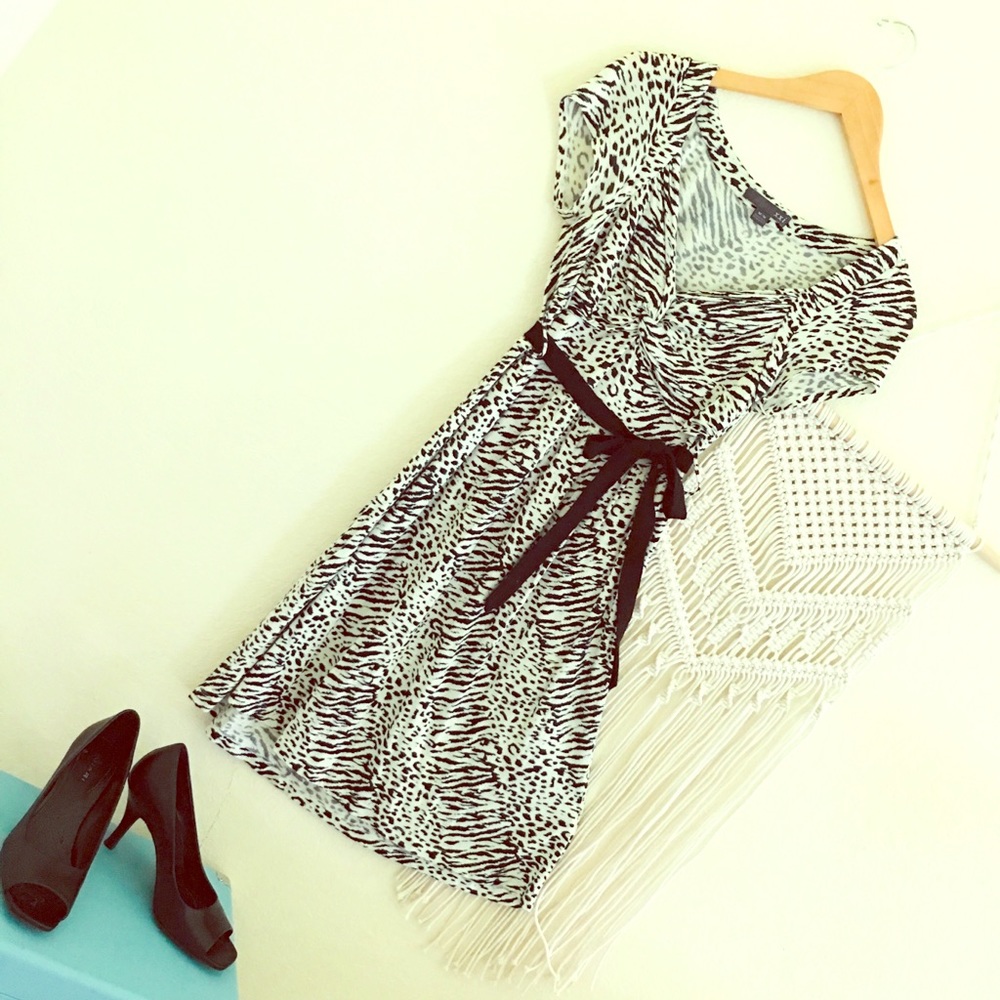 Animal Print Midi Dress